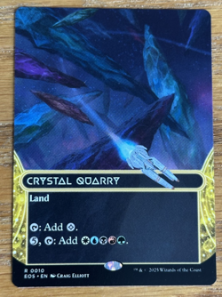 MTG Edge of Eternities Stellar Sights, Crystal Quarry 0010 - Borderless - Image 1