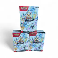 Pokemon TCG Prismatic Evolutions Booster Bundle LOT OF 3 Boxes New Sealed - Image 1