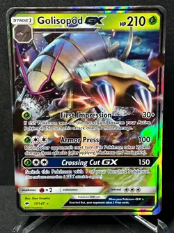 Pokemon Golisopod GX 17/147 2017 Burning Shadows Light Play - Image 1