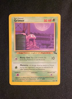 Grimer 48/62 Pokemon Fossil-Unlimited Edition Regular (MP) - Image 1