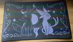 Pokemon Center Celestial Espeon & Umbreon Premium Playmat Pokemon TCG - NEW - Image 1