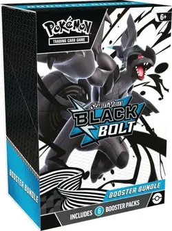Pokemon TCG Scarlet & Violet: Black Bolt Booster Bundle Box (6 Packs) - Image 1