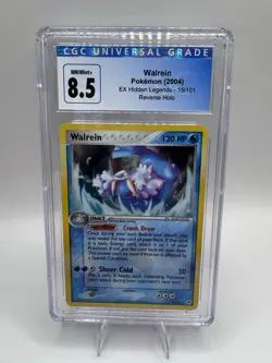 Walrein 15/101 Hidden Legends Reverse Holo Holo Rare CGC 8.5 Graded - Image 1