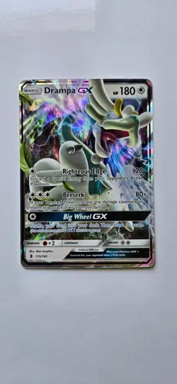 Drampa GX 115/145 Holo Ultra Rare Guardians Rising Pokemon Holo Near Mint - Image 1