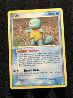 Pokemon Ditto (Squirtle) 40/113 Delta Species Regular 60 HP 2005 - Image 2