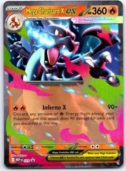 Mega Charizard X ex 029 Holo P ME: Mega Evolution Promo Pokemon Holo NM/M - Image 1