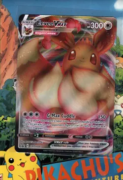 Pokemon TCG Eevee VMAX SWSH087 Holo Black Star Promo NM/M - Image 1