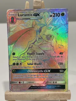 Pokemon Lurantis GX Full Art Rainbow Rare 150/149 NM - Image 1