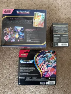 Pokemon TCG Chaos Rising Elite Trainer Box, Booster Bundle & 3-pack Blister set - Image 2
