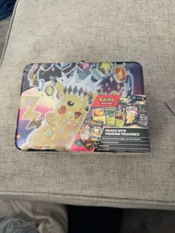 Pokemon TCG: Fall 2024 Collector Chest (Surging Sparks Theme) Pikachu Lunch Box - Image 1