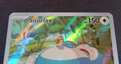 Pokemon TCG Snorlax 151 SVP 051 Pokemon Center Stamped Promo - Image 3