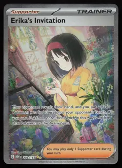 Erika's Invitation 203/165 Special Illustration Rare 151 Pokemon English NM - Image 1