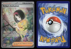 Erika's Invitation 203/165 Special Illustration Rare 151 Pokemon English NM - Image 3