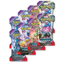 Pokemon Scarlet & Violet Temporal Forces | 8 Sleeved Boosters Packs - Image 1