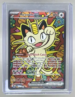 Meowth ex 2026 Pokemon Perfect Order #121 SIR - Image 1