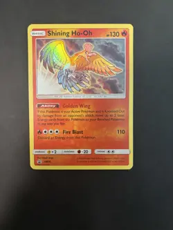 Pokemon TCG Shining Ho-Oh SM Black Star Promo SM70 Promo LP - Image 1