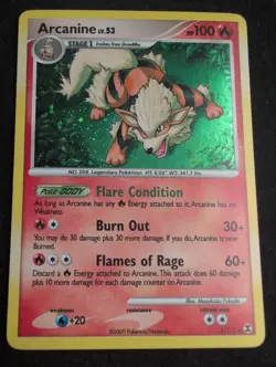 Arcanine 1/111 Holo Rare Rising Rivals Pokemon - Image 1