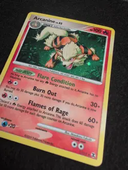 Arcanine 1/111 Holo Rare Rising Rivals Pokemon - Image 3