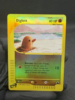 Pokemon Diglett Skyridge 50/144 Reverse Holo LP - Image 1
