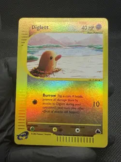Pokemon Diglett Skyridge 50/144 Reverse Holo LP - Image 2