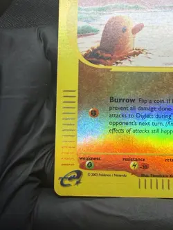 Pokemon Diglett Skyridge 50/144 Reverse Holo LP - Image 4