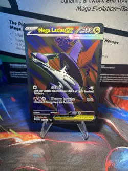 Mega Latias EX 163/132 IR Pokemon TCG Mega Evolution NM Full Art Ultra Rare - Image 1