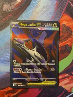 Mega Latias EX 163/132 IR Pokemon TCG Mega Evolution NM Full Art Ultra Rare - Image 2