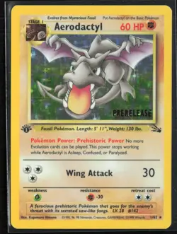 Aerodactyl 1999 WoTC Promo Prerelease Holo Pokemon #Jan-62 - Image 1