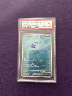 2024 Pokemon Twilight Masquerade Phione Illustration Rare #175 PSA 9 - Image 1