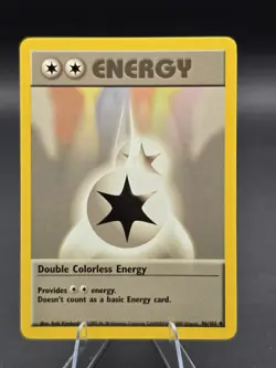 WOTC Pokemon TCG Base Set Double Colorless Energy 96/102 Never Played With - Image 1