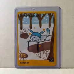 Pokenot Shiny Glassy Glaceon Patreon Exclusive Dysfunctional Passholder Promo - Image 1
