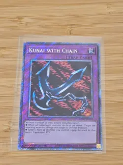 Yu-Gi-Oh! | Kunai with Chain (Platinum Secret Rare) [RA03-EN204] Platinum Secret - Image 1