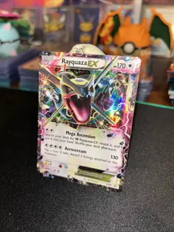 ✨Pokemon TCG Rayquaza EX (Shiny) Black Star Promo Card XY69 MP✨ - Image 2