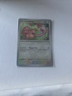 Lickitung 108/165 Reverse Holo Pokemon Scarlet & Violet 151 TCG Card - Image 1