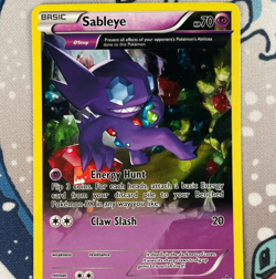 Sableye XY92 Black Star Promo Full Art Holo Pokemon Card 2015 LP/NM - Image 2