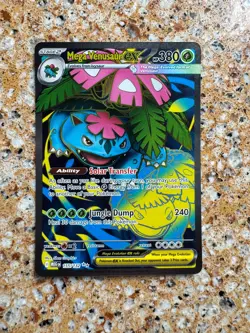 Mega Venusaur EX 155/132 Mega Evolution ENGLISH Pokemon TCG Card NM Ultra Rare - Image 1