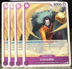 X4 Crocodile OP12-069 Legacy of the Master One Piece Card Game Playset - Image 1