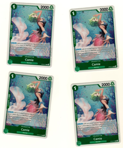 Set Of 4 Camie OP06-025 Foil Wings Of The Captain One Piece Trading Card - Image 1