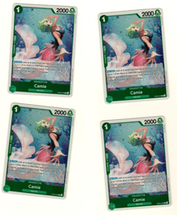Set Of 4 Camie OP06-025 Foil Wings Of The Captain One Piece Trading Card - Image 3