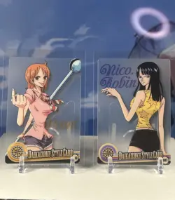 Nami Nico Robin One Piece x Morinaga Wafer Part 1 Clear Card 2011 - Image 1