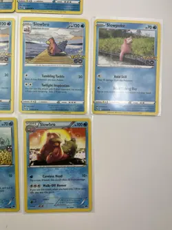 10 Card Lot Of Slowpoke Slowbro Pokemon TCG Common - Image 4