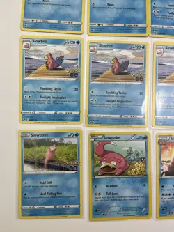 10 Card Lot Of Slowpoke Slowbro Pokemon TCG Common - Image 5