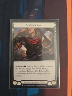 🥶 FAB COLD FOIL Seeker's Gilet - Outsiders Card # 176 - Image 1