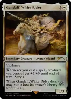 Gandalf, White Rider -Foil Near Mint MTG Promos: Unique and Miscellaneous - Image 1