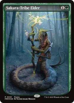 Sakura-Tribe Elder -Foil Near Mint MTG Promos: WPN and Gateway - Image 1