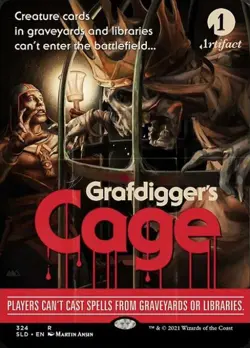 Grafdigger's Cage -Foil Near Mint MTG Secret Lair - Image 1