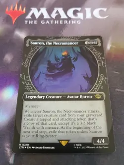 Mtg. Sauron, the Necromancer. Foil Showcase. Lord Of The Rings. PF - Image 1