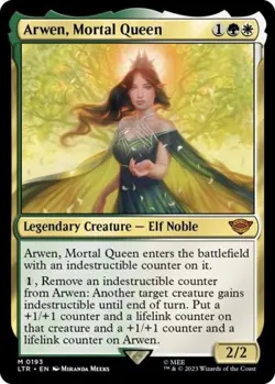 Arwen, Mortal Queen -Foil Near Mint MTG - Image 1