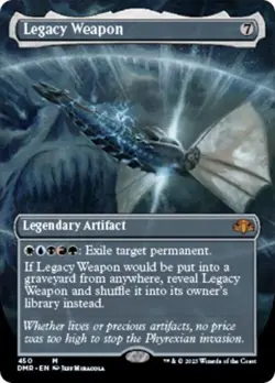Legacy Weapon (Borderless) -Foil Near Mint MTG Dominaria Remastered - Image 1