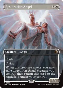 Restoration Angel (Borderless) -Foil Near Mint MTG Innistrad Remastered - Image 1